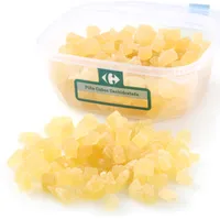 Piña cubos deshidratada