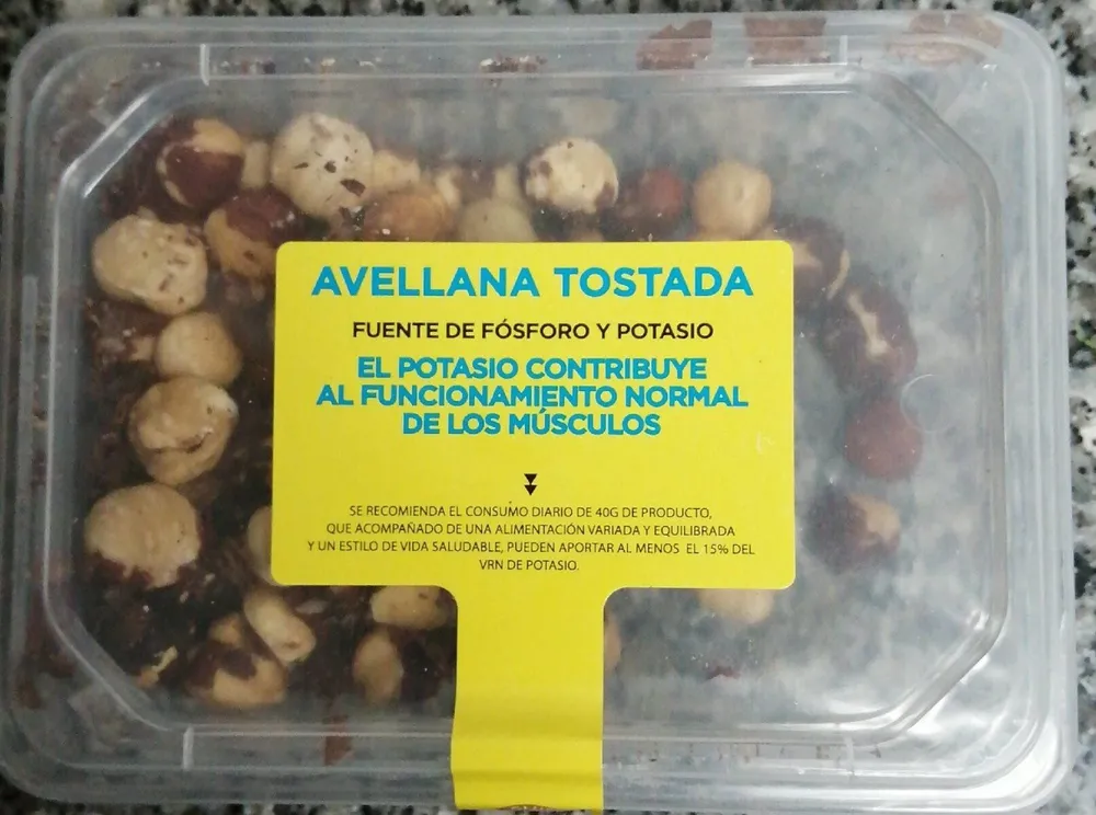 Avellana tostada