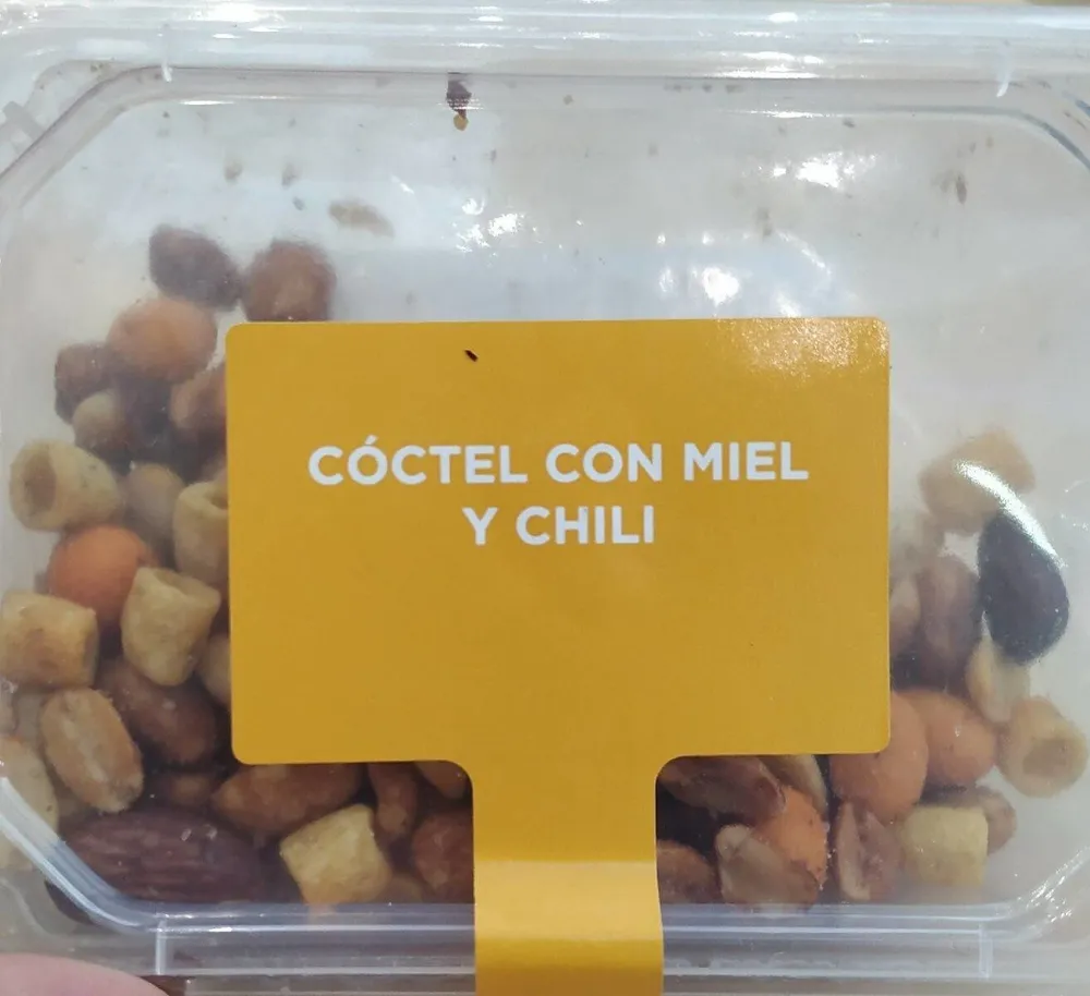 Frutos secos miel y chili