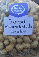 Cacahuete cascara tostado tipo collaret