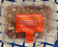 Cacahuete con piel crudo