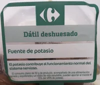 Dátil deshuesado