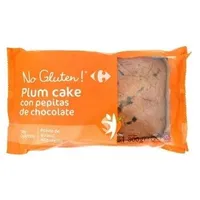 Plum cake con pepitas de chocolate sin gluten