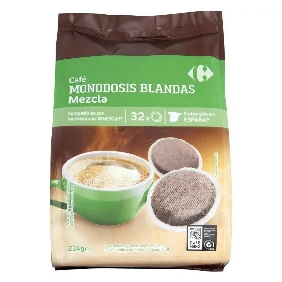Café mezcla monodosis blandas