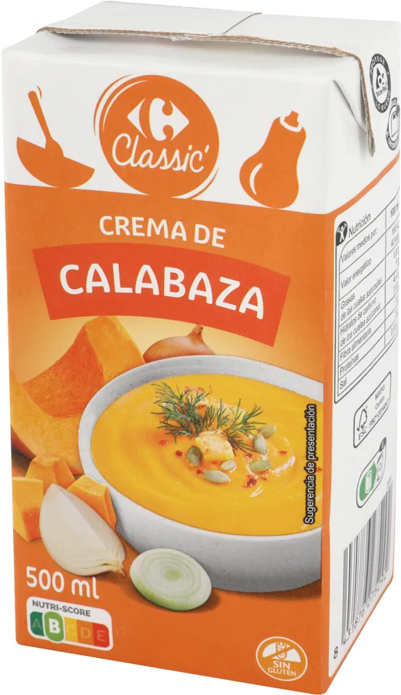 Crema  de calabaza