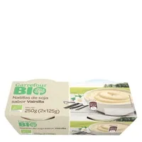 Natillas de soja sabor vainilla