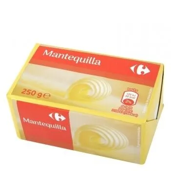 Mantequilla pastilla sin sal