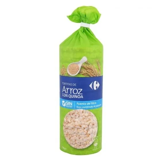 Tortitas arroz con quinoa