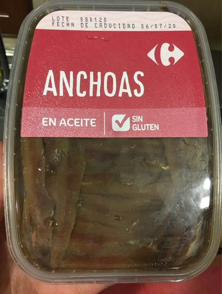 Anchoas en aceite
