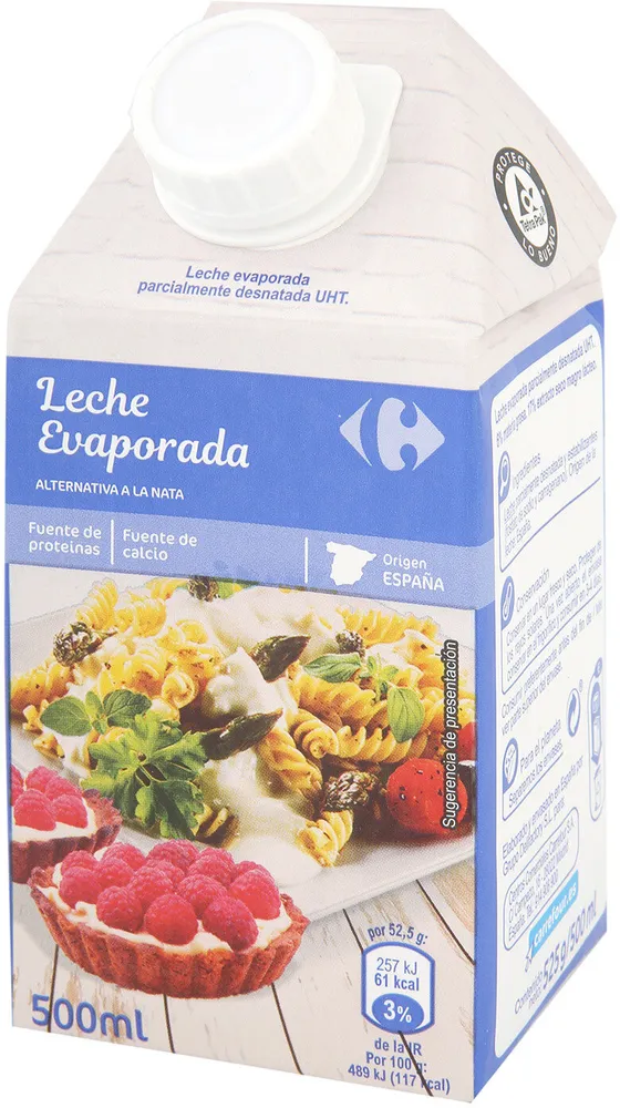 Leche evaporada