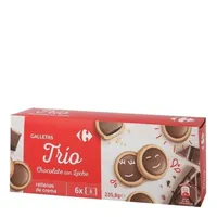 Galletas trios chocolate con leche