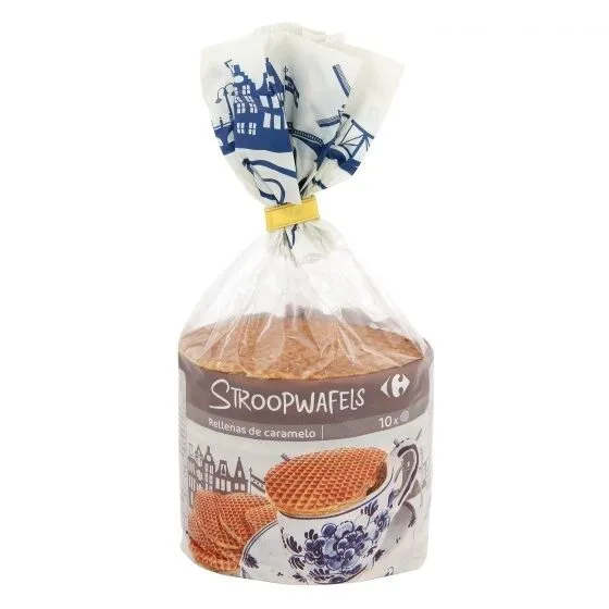 Stroopwafels rellenas de caramelo