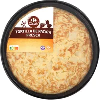 tortilla de patata sin cebolla
