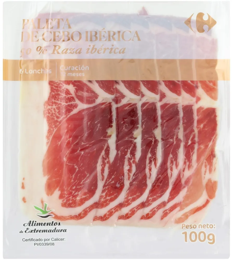 Paleta de cebo iberica