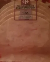 Pechuga de pavo cocida carrefour