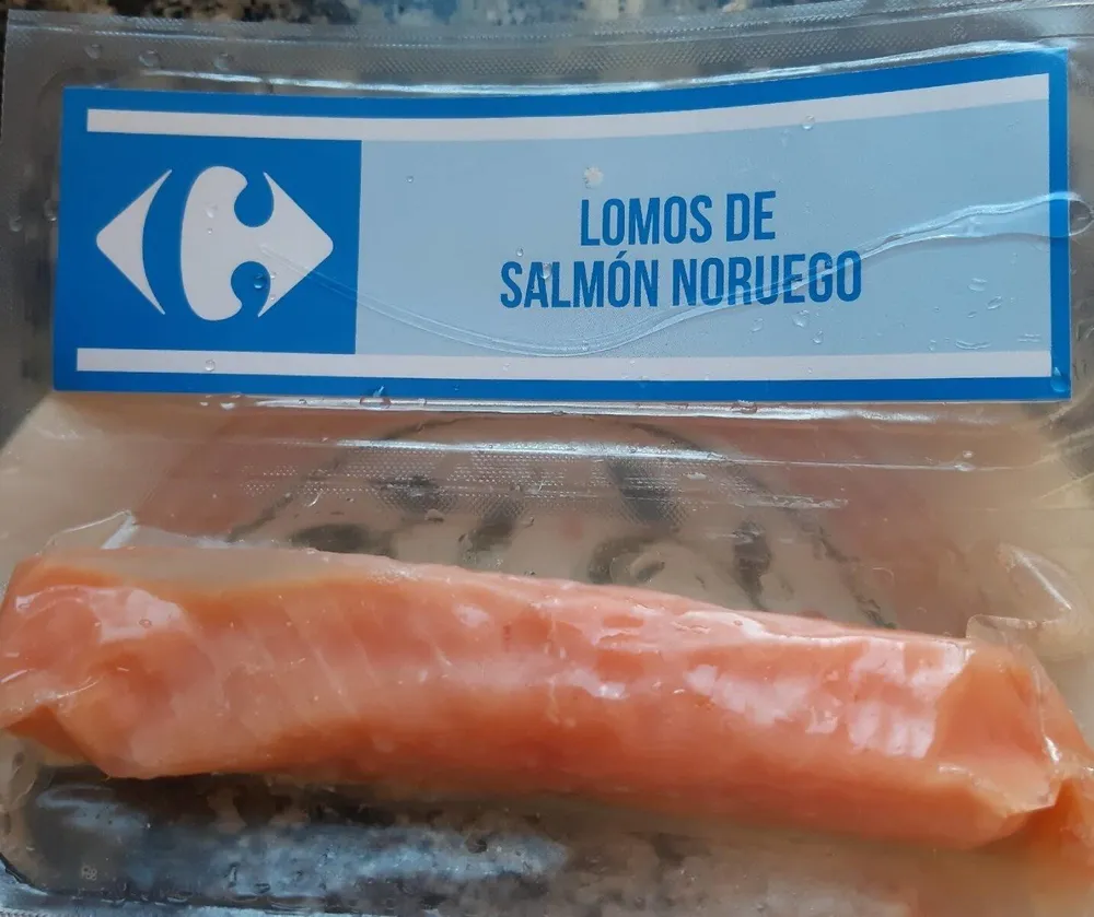 Lomo de salmón noruego congelado