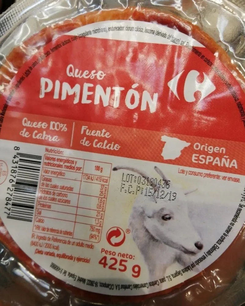Queso pimentón