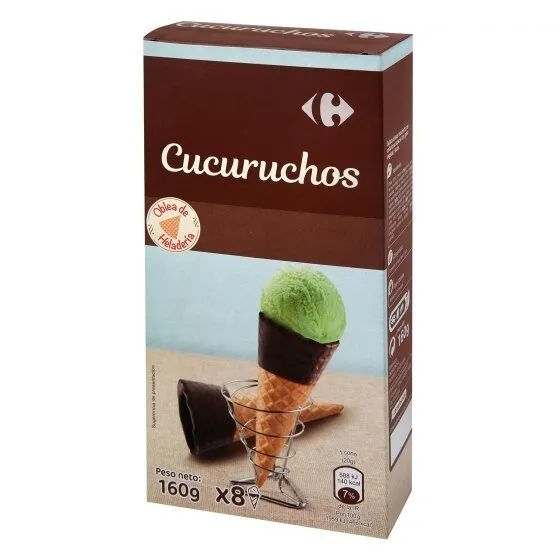 Cucuruchos chocolate