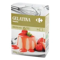 Preparado postre gelatina neutra