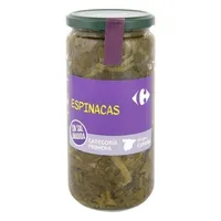 Espinacas sin sal añadida