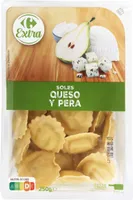 Soles de queso y pera