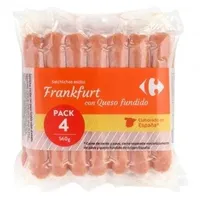 Salchichas frankfurt queso