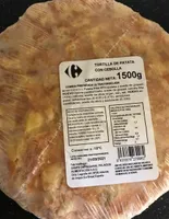 Tortilla de patata con cebolla