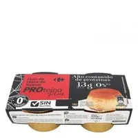 Flan proteina de clara de huevo 0%