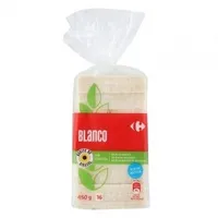 Pan molde blanco sin corteza