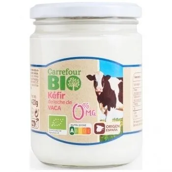 Kéfir vaca natural desnatado