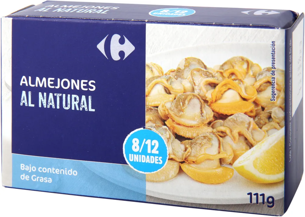 Almejones al natural