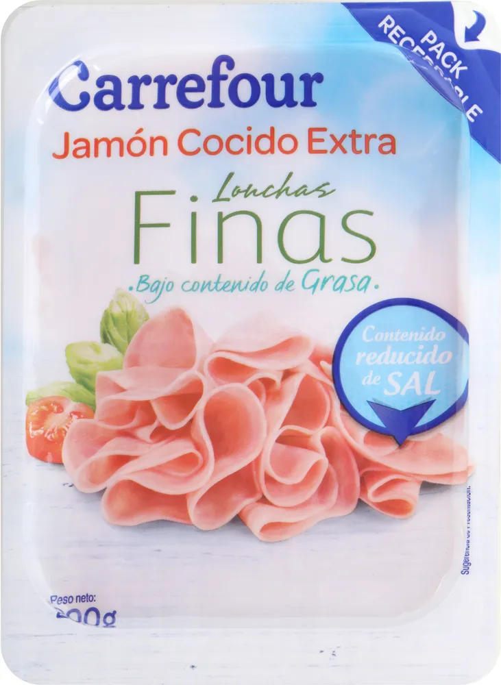 Jamón Cocido Extra Red Sal