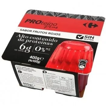Gelatina proteica plus frutos rojos 00%