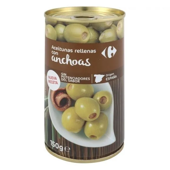 Aceituna manzanilla de anchoa s/poten