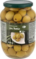 Aceitunas verdes sin hueso