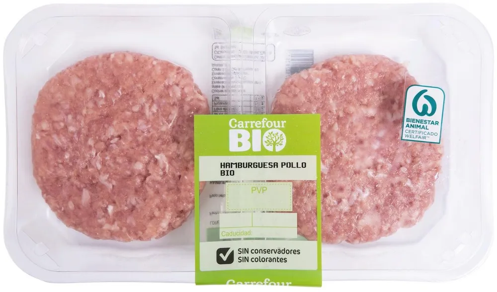 Hamburguesa pollo bio