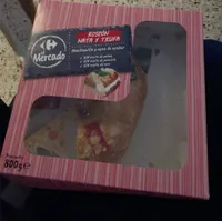 Roscon nata y fruta