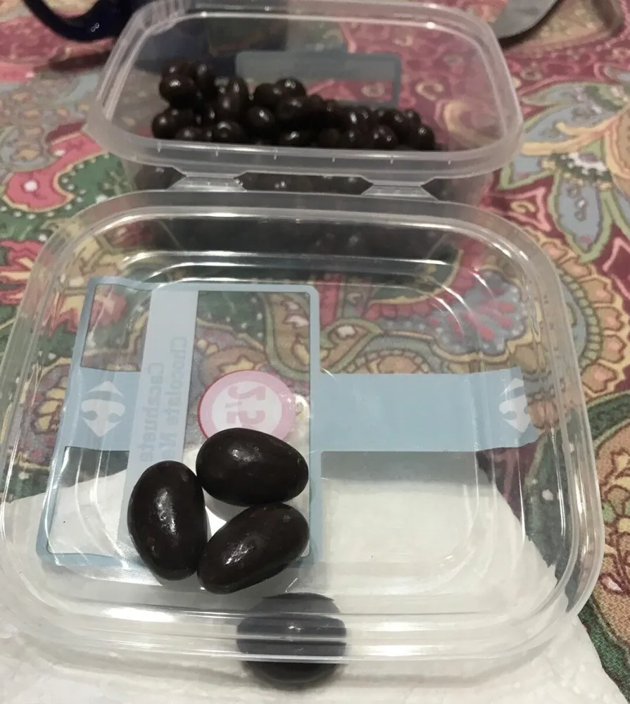Almendras con chocolate negro