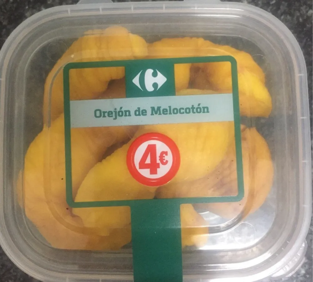Orejón de melocotón