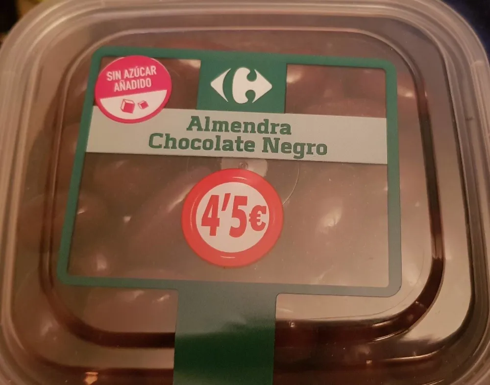 Almendras chocolate negro