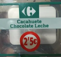 Cacahuete con chocolate con leche