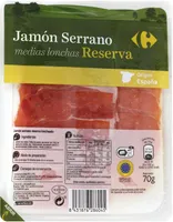 Jamon Serrano Reserva Medias Lonchas