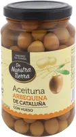 Aceituna verde con hueso arbequina