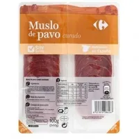 Muslo de pavo curado