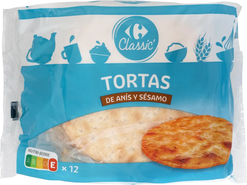 Torta de anís y sésamo