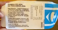Gamba pelada ultracongelada