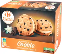 Sandwich Redondo Cookie Carrefour 4 Uds