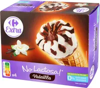 Conos Vainilla Sin Azucar Sin Lactosa