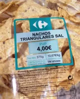 Nachos triangulares sal