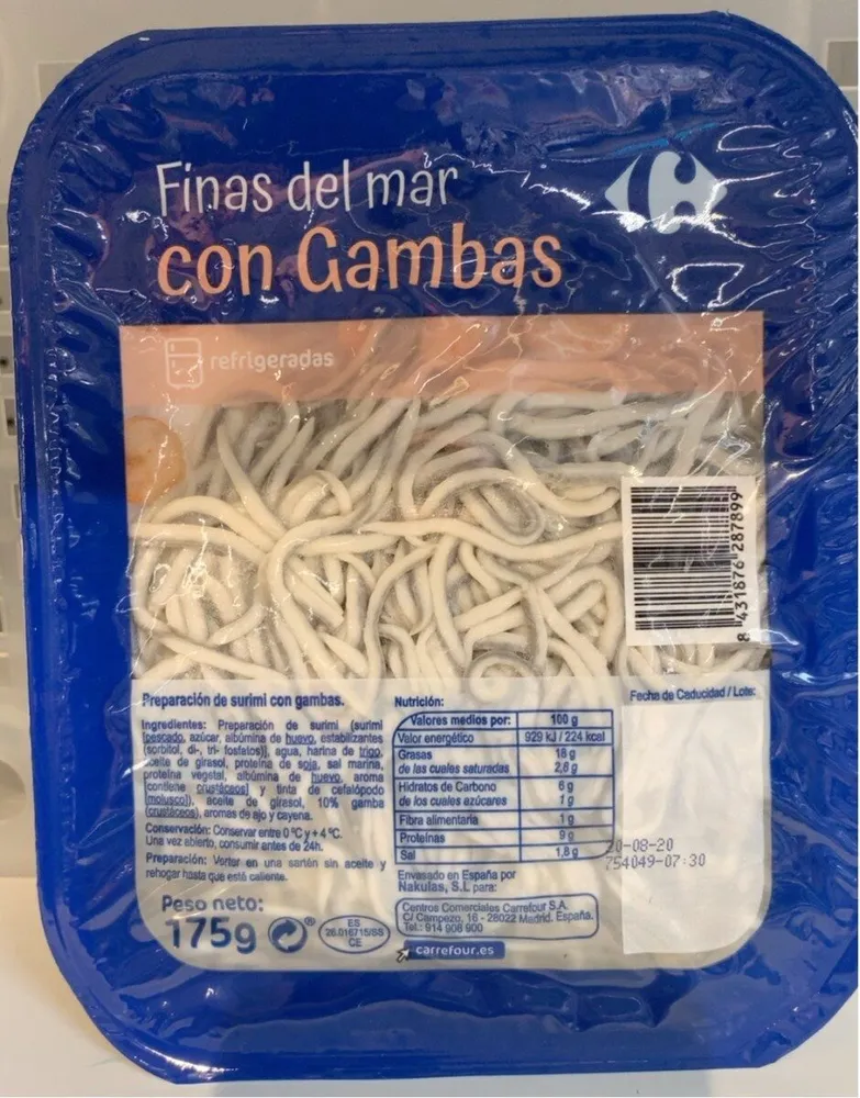 Finas Del Mar Con Gambas
